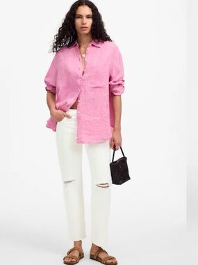 Madewell The Dean Easy Straight Crop Jean